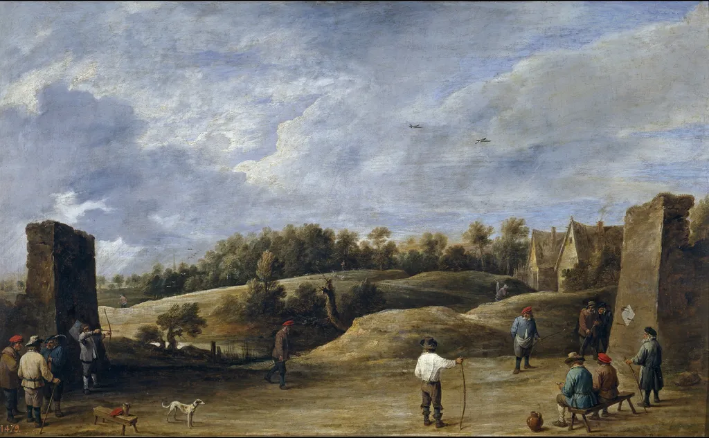 The Archery Contest, by David Teniers the Younger, oil, 1645