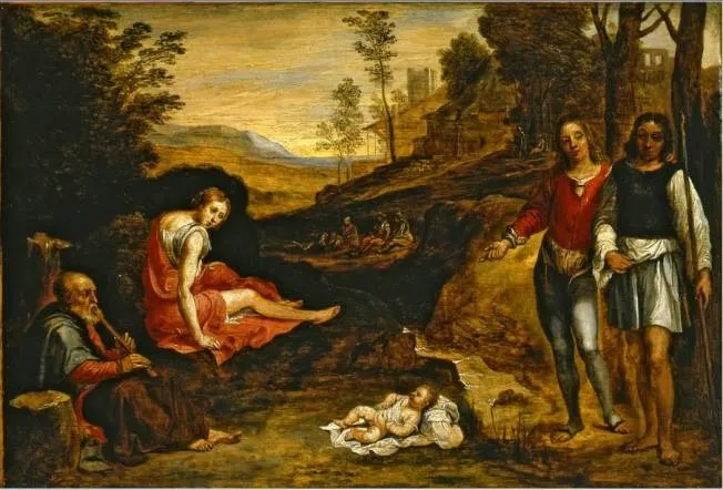 The Discovery of Paris, by David Teniers the Younger, oil, 1656