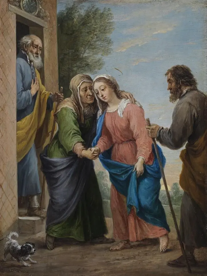 The fifteen secrets of the rosary: the Visitation, by David Teniers the Younger