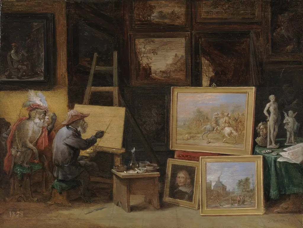 The Monkey Painter
