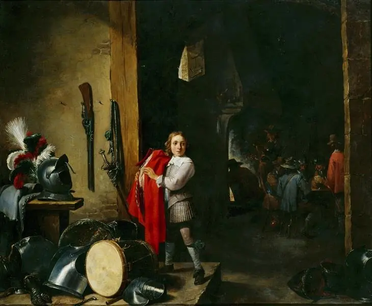 The page in the guardroom
