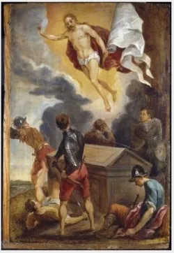 The Resurrection, by David Teniers the Younger, oil, 1653