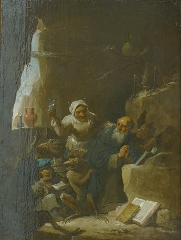 The Temptations of Saint Anthony, by David Teniers the Younger, unspecified, 1660