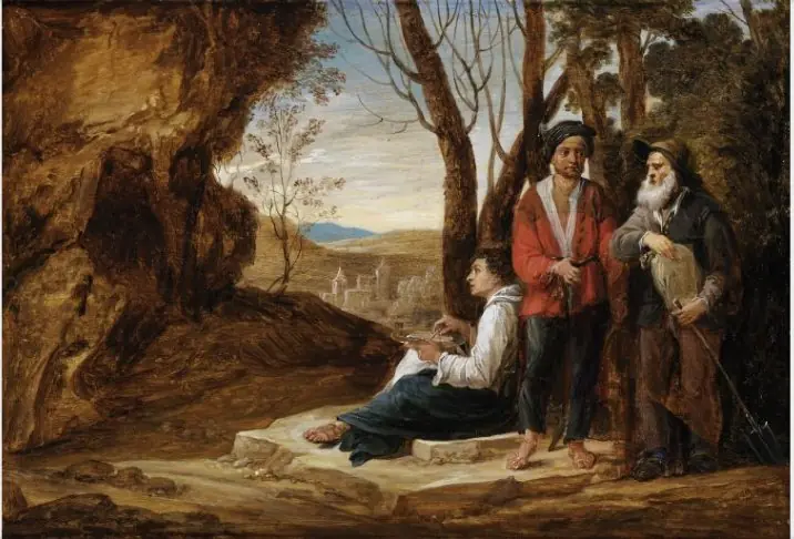 The Three Philosophers, by David Teniers the Younger