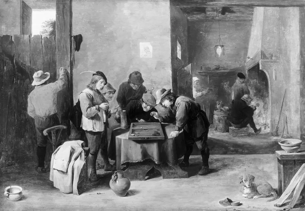 Tric Trac Players, by David Teniers the Younger