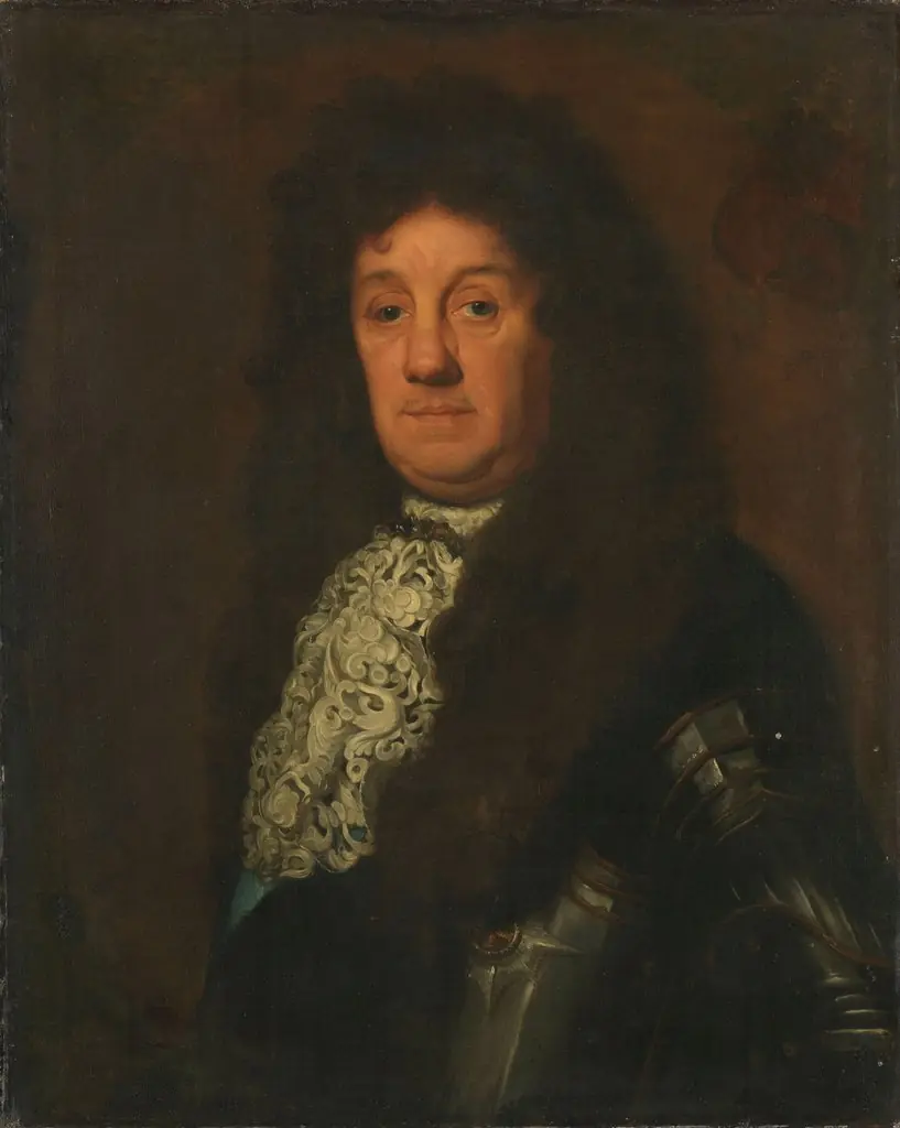 Portrait of Cornelis Tromp (1629-91), vice-admiral of Holland and West Friesland, by David van der Plas
