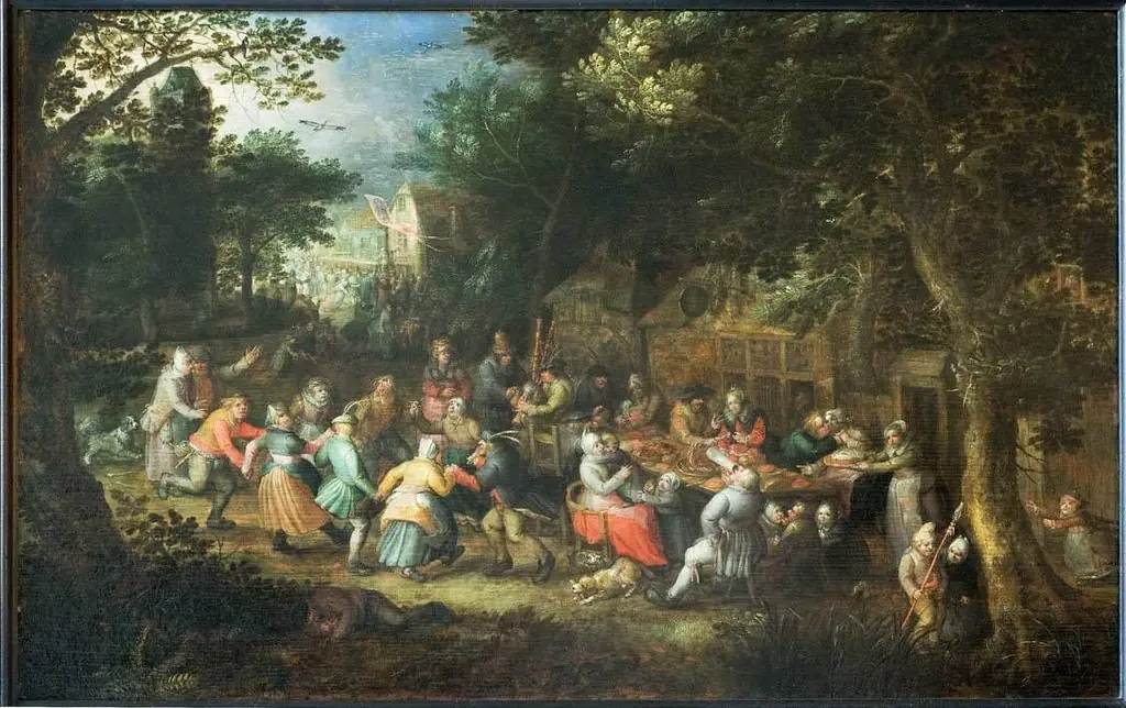 Eine Bauernkirmes, by David Vinckboons
