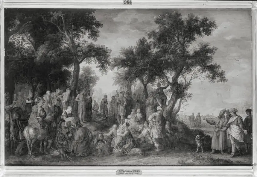 Predigt Johannes des Täufers, by David Vinckboons