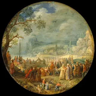 Sermon of Christ at the Genezareth Lake, by David Vinckboons, 1623