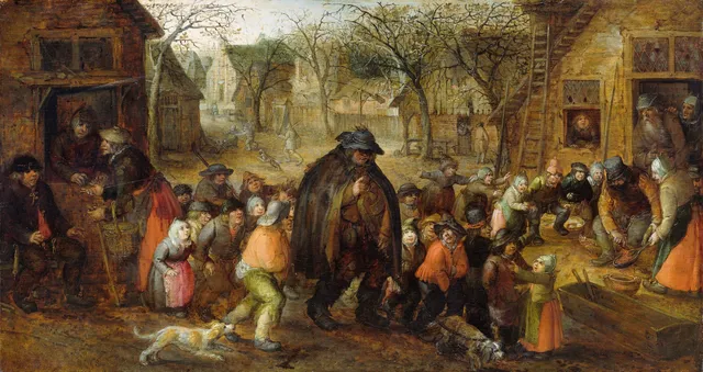 The hurdy-gurdy player
