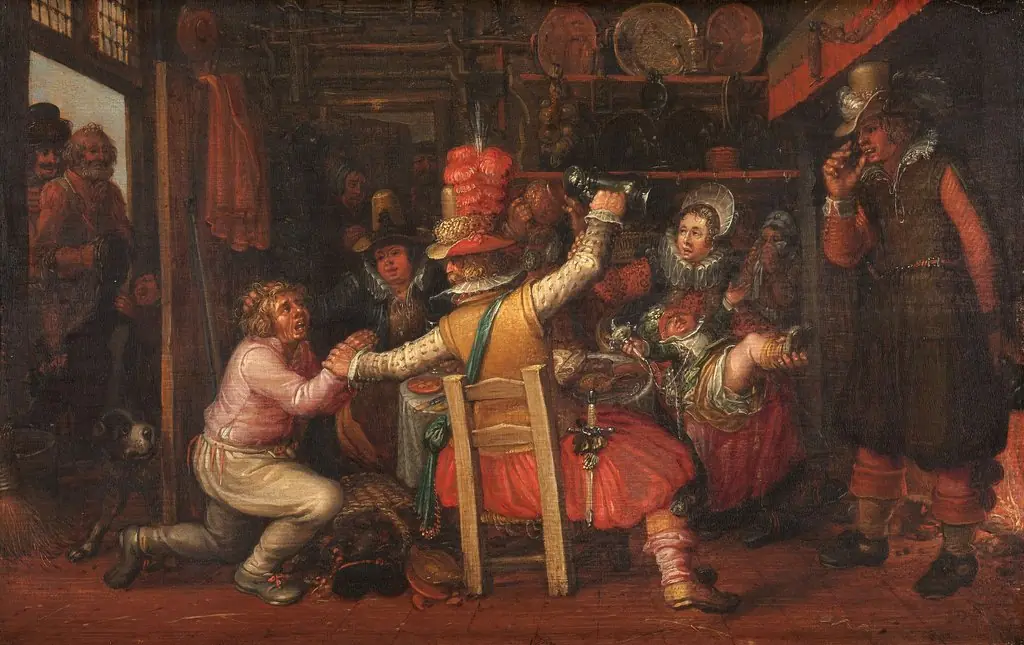 The peasant's misfortune, by David Vinckboons