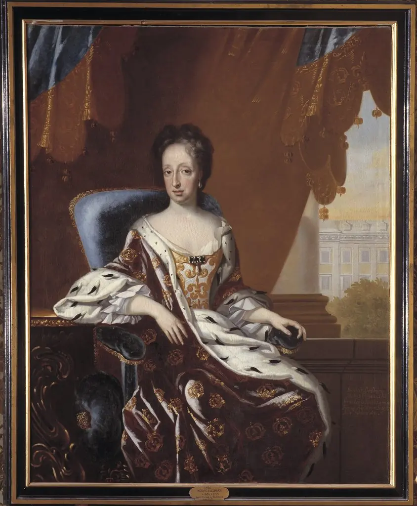 Hedvig Eleonora, 1636-1715, prinsessa av Holstein-Gottorp, drottning av Sverige, by David von Krafft