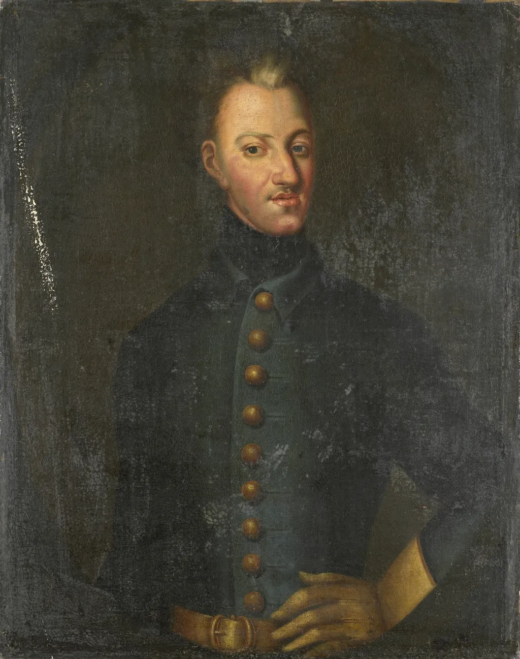 Portrait of Charles XII, King of Sweden, by David von Krafft, oil