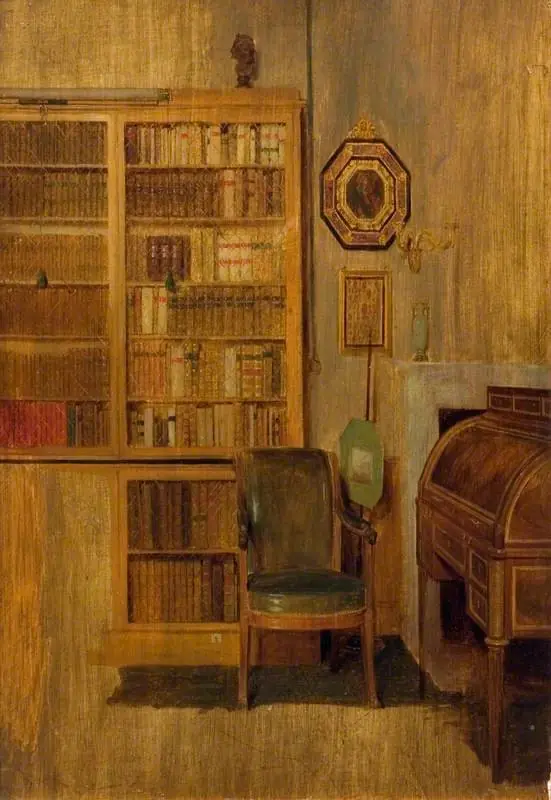 A Book Case (sketch for 'The Letter of Introduction'), by David Wilkie