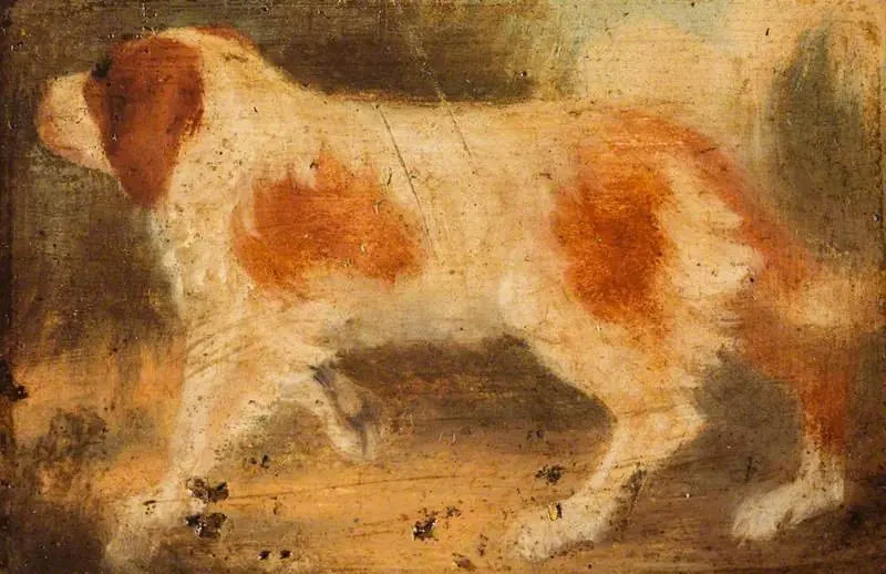 A Dog Facing Left, by David Wilkie