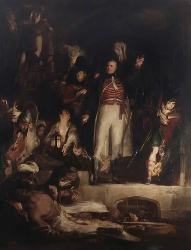General Sir David Baird Discovering the Body of Sultan Tippoo Sahib after having Captured Seringapatam, on the 4th May, 1799, by David Wilkie