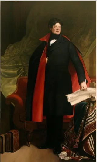 Portrait of Daniel O'Connell as Governor of the National Bank, by David Wilkie, oil, 1838