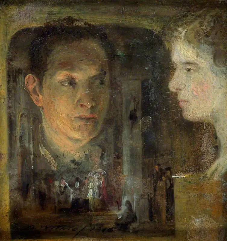 Sketch of a Head for 'The Rabbit on the Wall', by David Wilkie