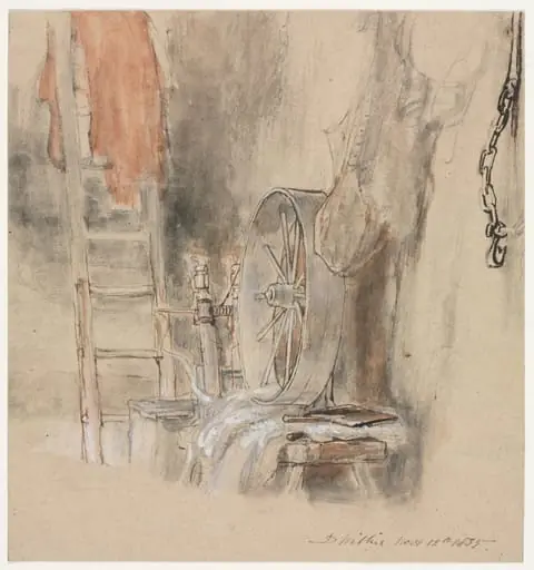 Study for "The Peep-O’-Day Boys’ Cabin, in the West of Ireland" ("The Sleeping Whiteboy"), by David Wilkie