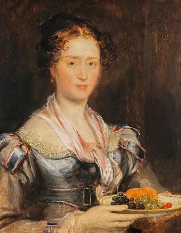 The Artist's Sister, Helen Hunter, née Wilkie (1793–1870), by David Wilkie, oil, 1822