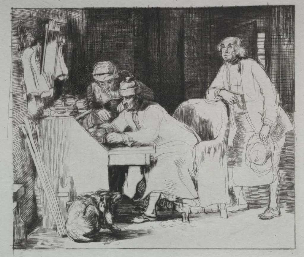 The Lost Receipt, by David Wilkie, 1824