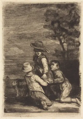 The Sedan Chair, by David Wilkie