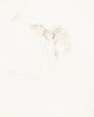Two Girls under a Cloak, by David Wilkie