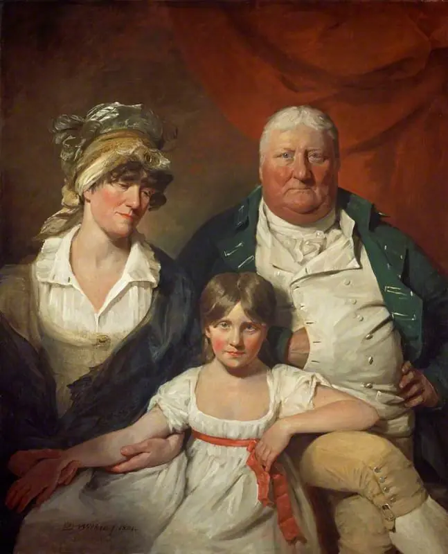 William Chalmers Bethune (1744 - 1807), his Wife Isobel Morison (1760 - 1850) and their Daughter Isabella Maxwell Morison (1795 - 1818), by David Wilkie