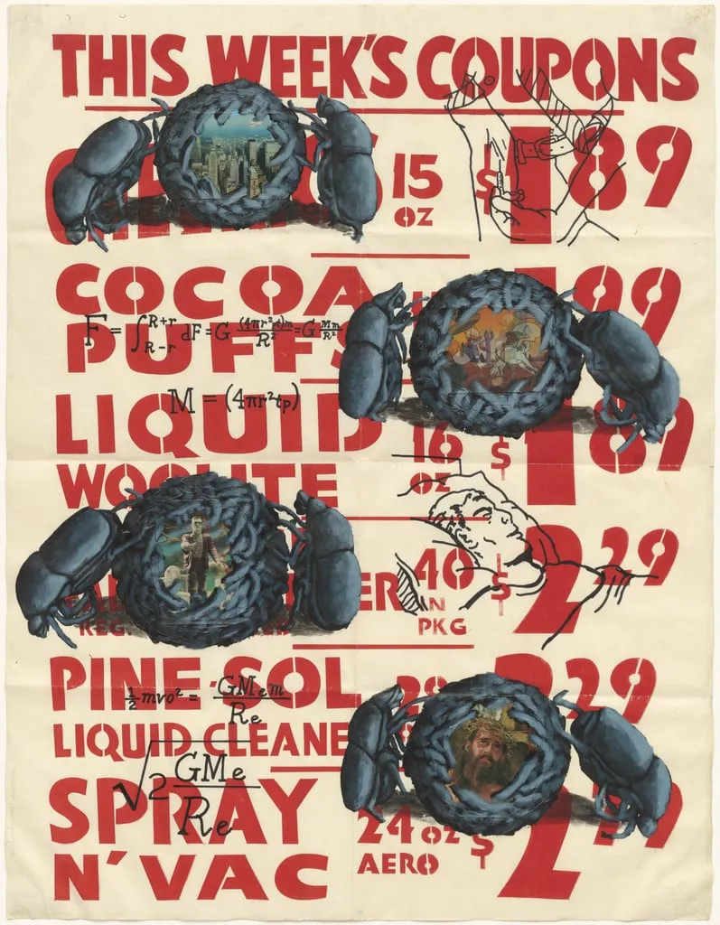 Untitled, by David Wojnarowicz, watercolor, 1988
