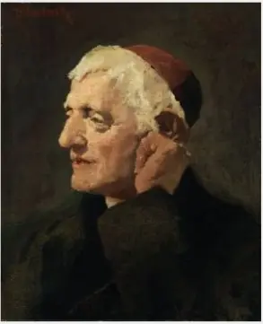 Portrait of Cardinal John Henry Newman (1801-1890), by David Woodlock