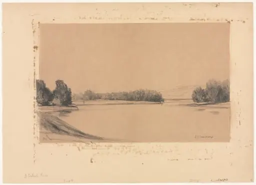 A Scottish River, by David Young Cameron