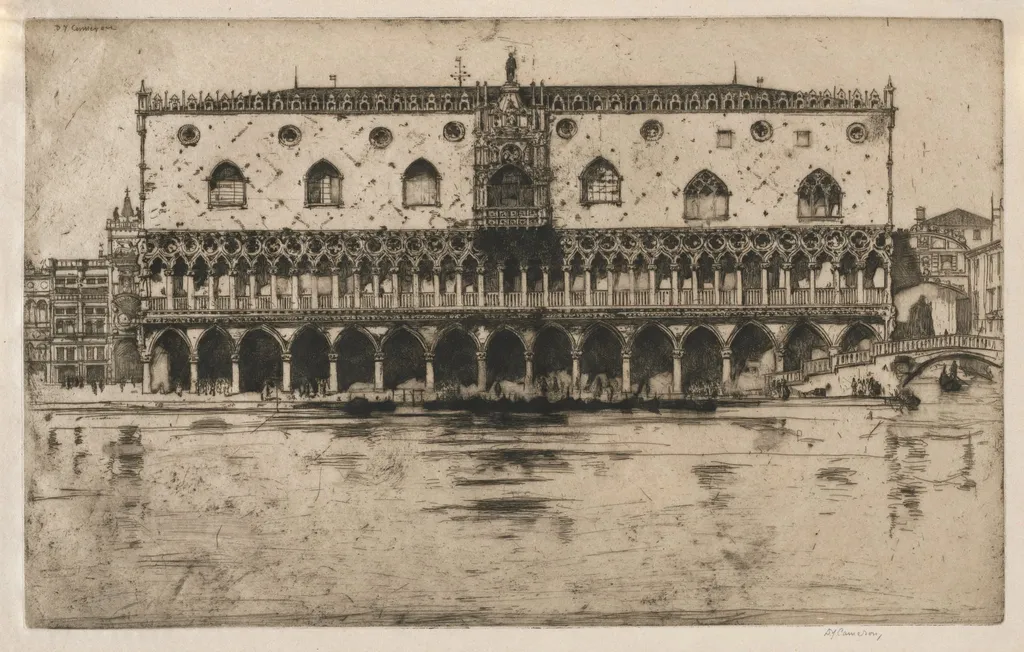 Doge's Palace, by David Young Cameron, 1902