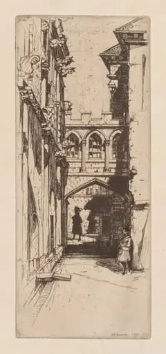 In Stirling Castle or A Scottish Palace (Un Palais Ecossais), by David Young Cameron
