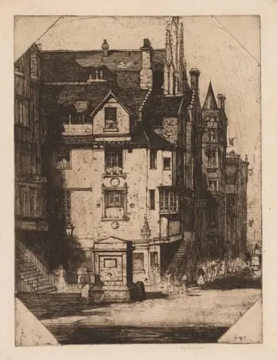 John Knox's House, by David Young Cameron