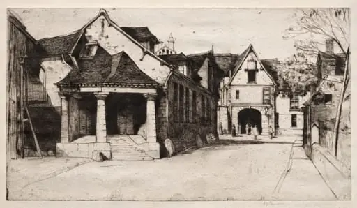 Old Museum, Beauvais, by David Young Cameron