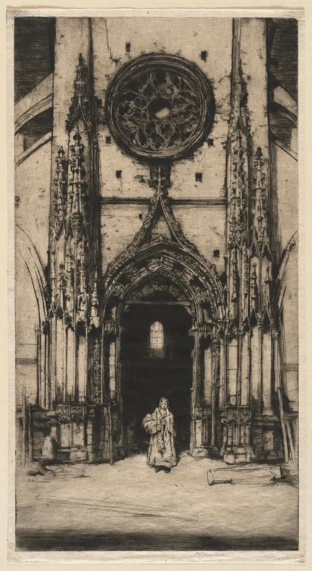 Old St. Etienne, by David Young Cameron, 1907