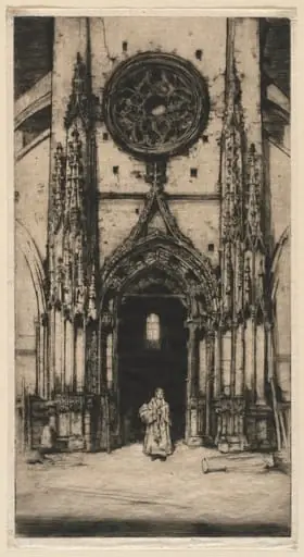 Old St. Etienne, by David Young Cameron