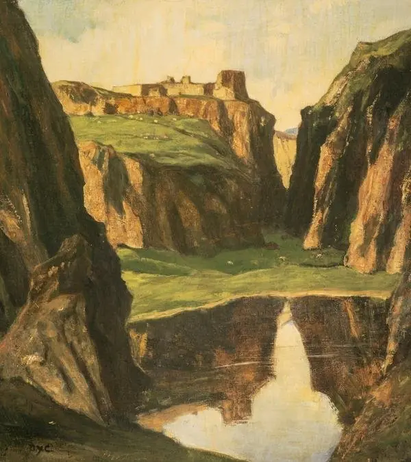 Rocks and Ruins, by David Young Cameron