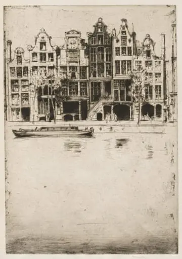 Souvenir d'Amsterdam, by David Young Cameron