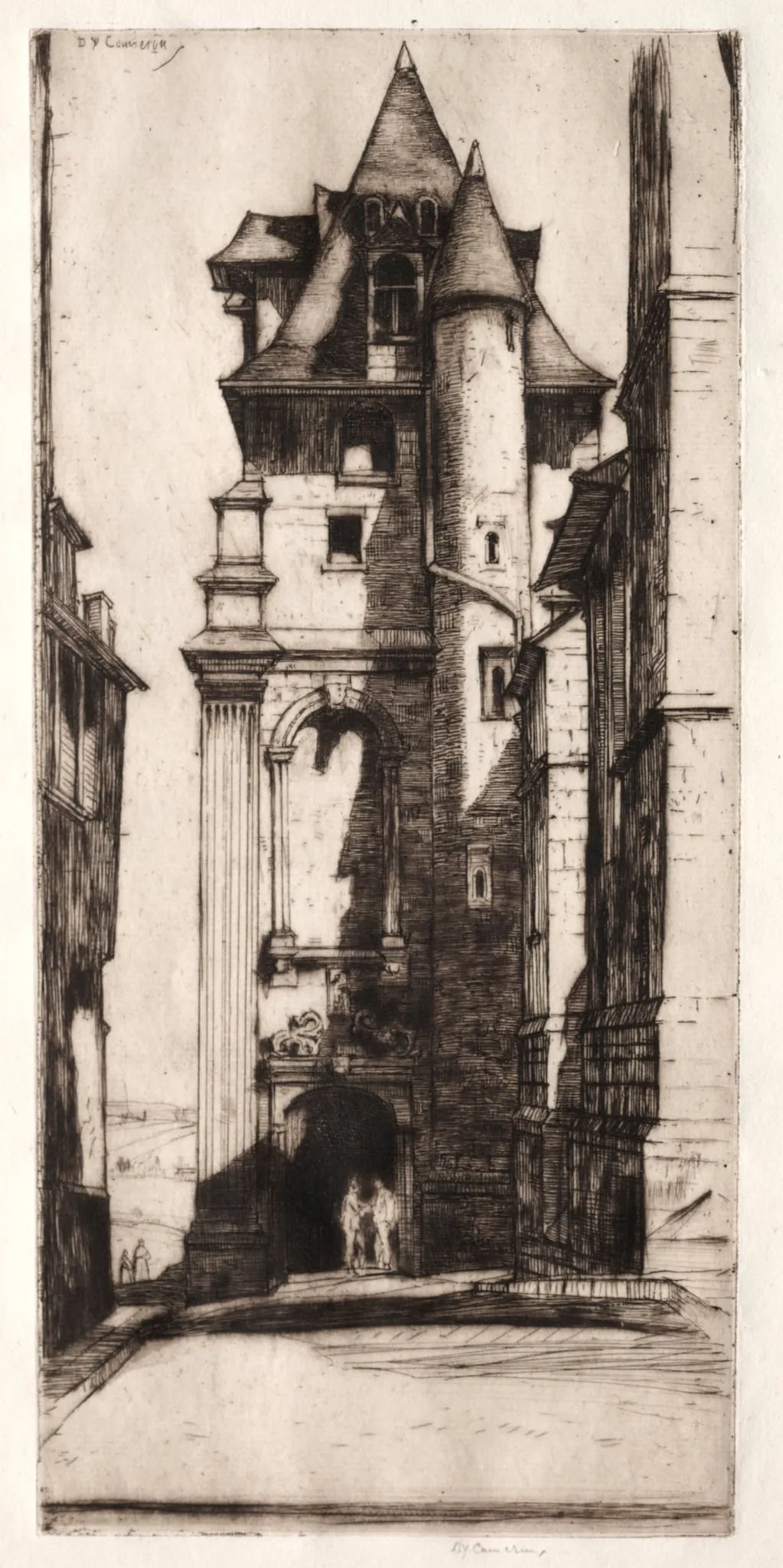 St. Aignan, Chartres, by David Young Cameron, 1916