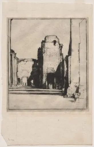 Tepidarium, Baths of Caracella, by David Young Cameron