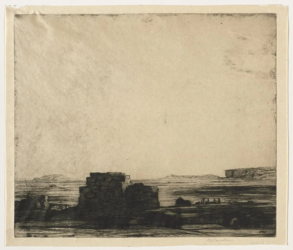 The Desert, by David Young Cameron, 1909