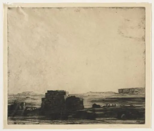 The Desert, by David Young Cameron