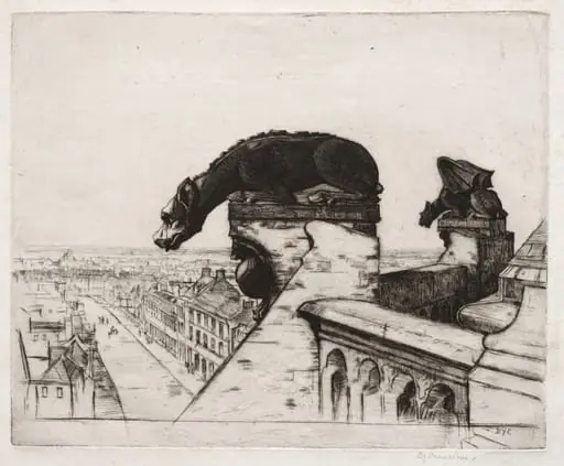 The Wingless Chimera, by David Young Cameron