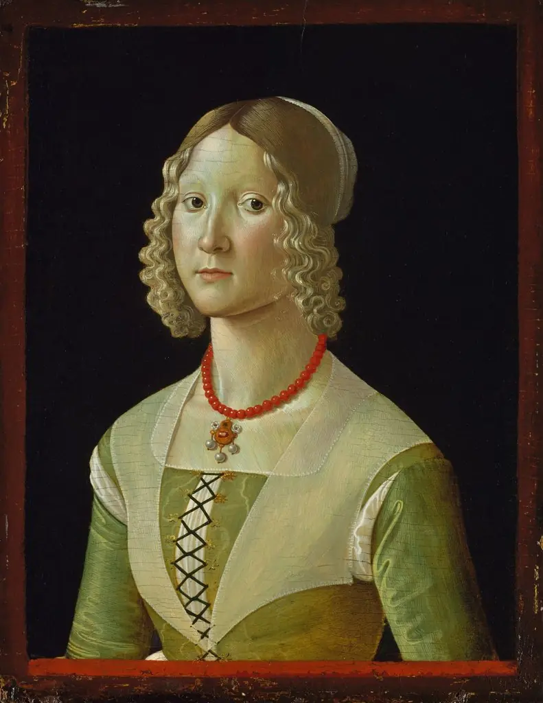 Selvaggia Sassetti (born 1470), by Davide Ghirlandaio