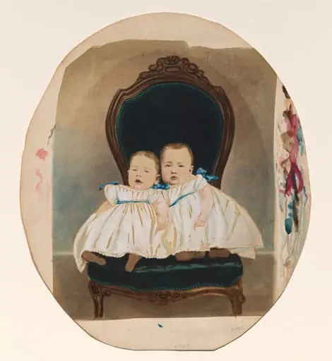 Twin Babies, by Davis Brothers