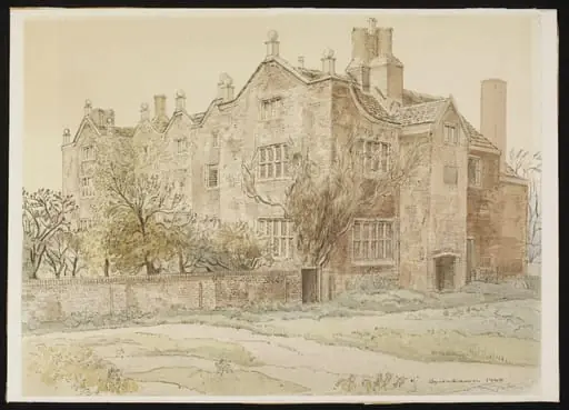 Hough End Hall, Manchester, by Dawson
