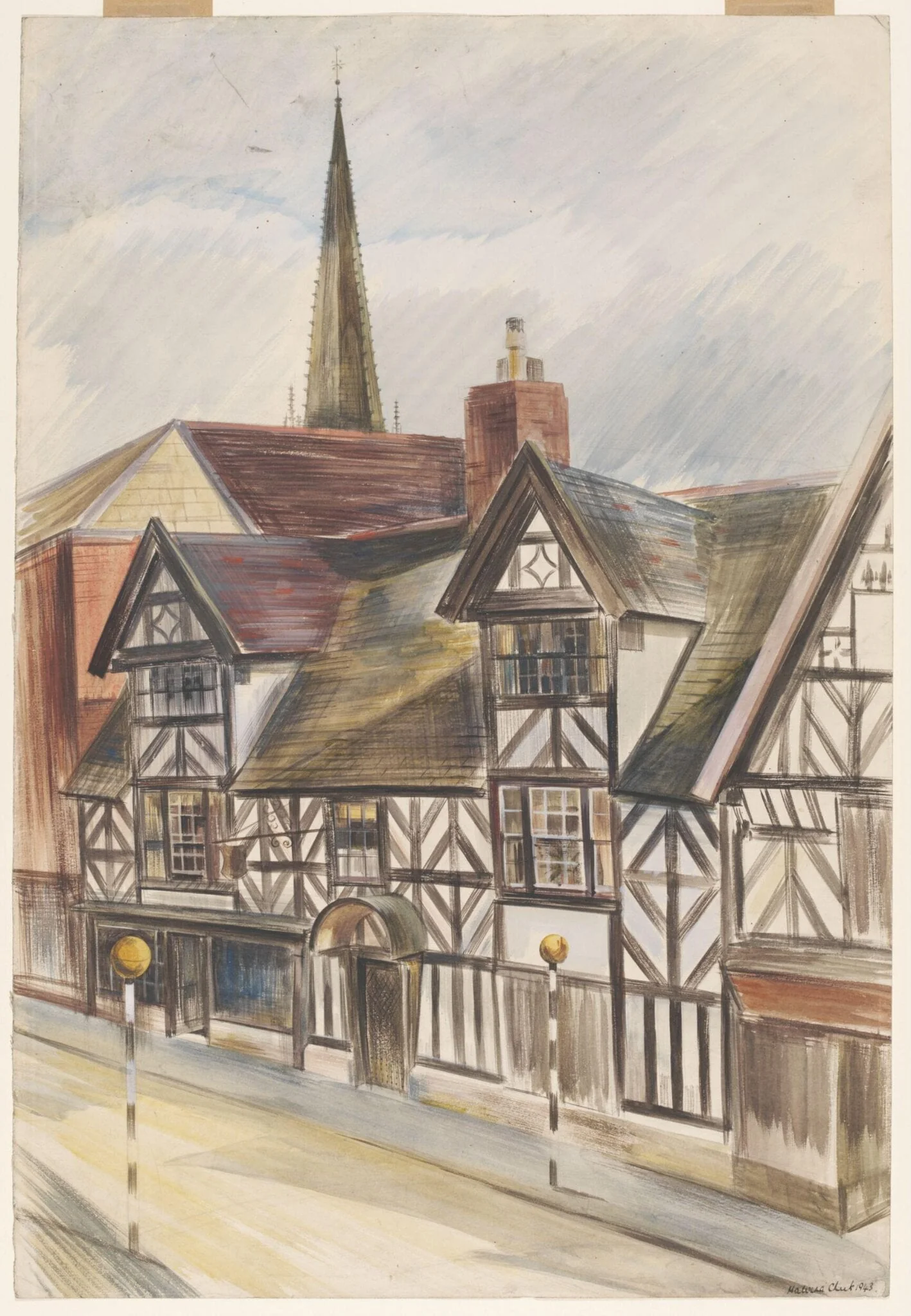 Old Houses, Cheadle, detail
