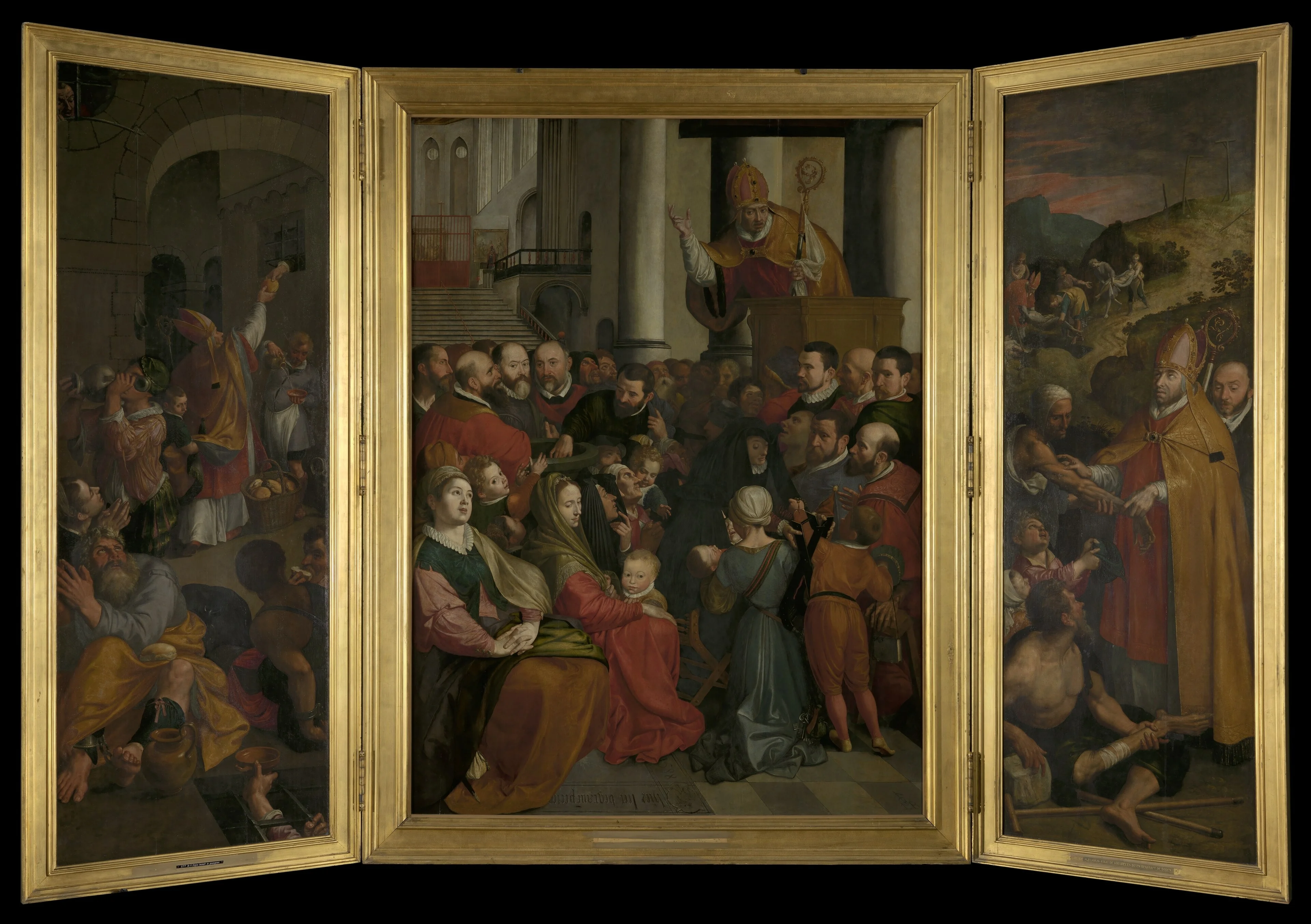 Altarpiece of the Guild of the Smiths, detail