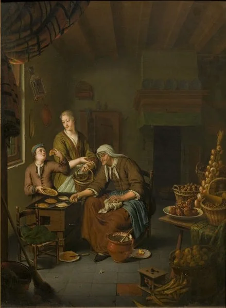 The Pancake Woman, detail